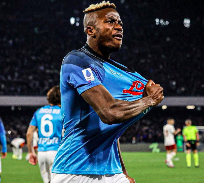  那不勒斯死亡三传一射，奥斯梅恩独中两元